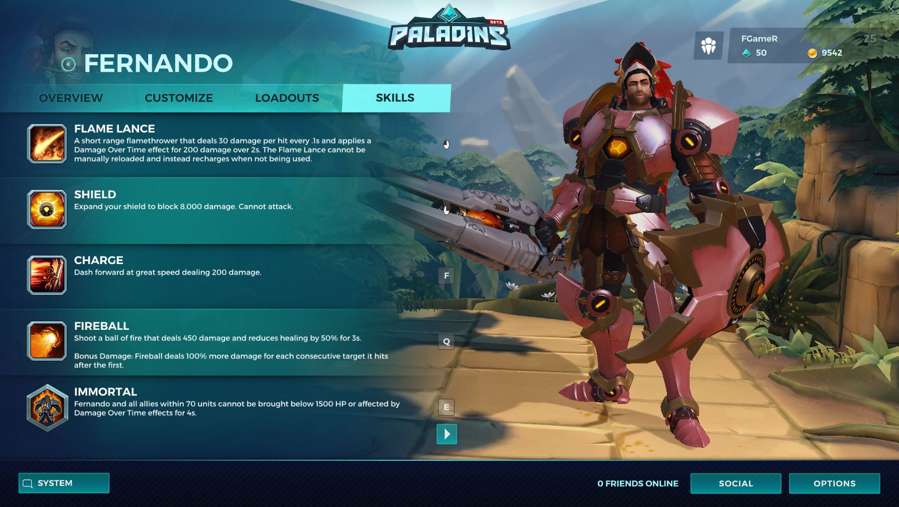 Paladins статистика